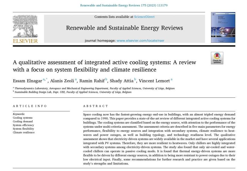 [New Paper] A qualitative assessment of integrated active cooling