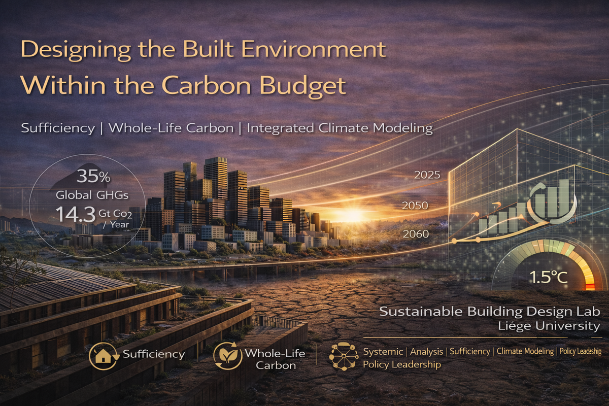 [Manifesto] Why the Built Environment Is the Biggest Climate Blind Spot of Our Time