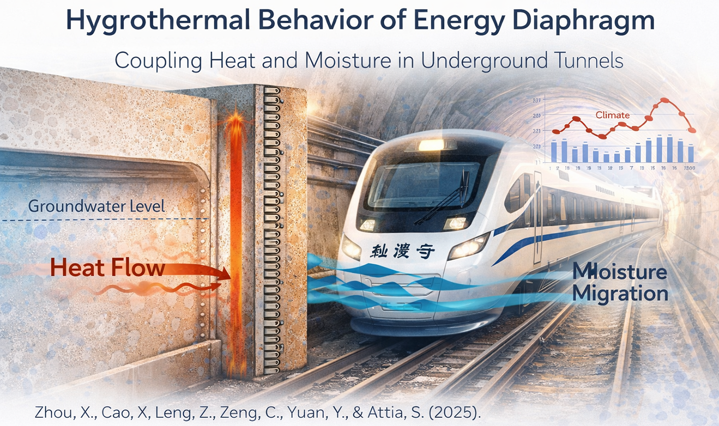 [Article] Hygrothermal Behavior of Energy Diaphragm Walls and Their Interaction with Adjacent Underground Space